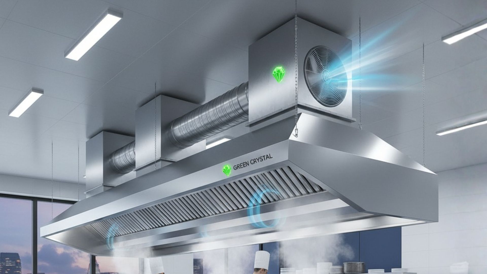 Sector Fans Commercial Kitchen Exhaust Fan | Advanced Airflow Control
