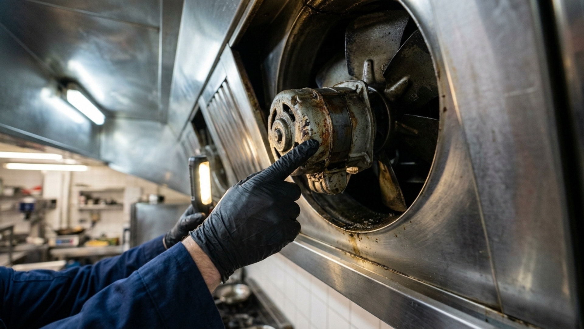 Kitchen Exhaust Fan Motor Failure